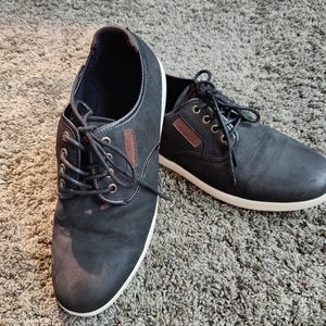 Robert David Men's Black Casual Shoes